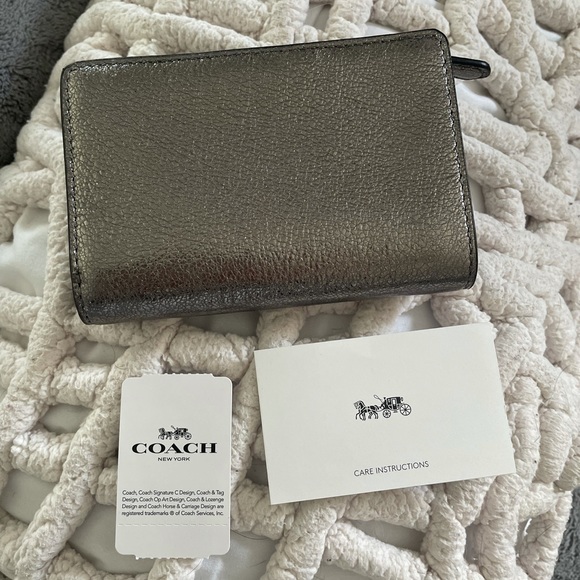 Coach Metallic Wallet - Picture 2 of 4